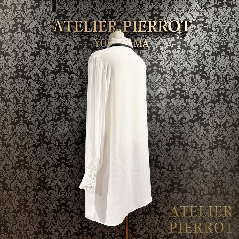 ATELIER PIERROT】Modern Flounce Long Blouse/TBL
