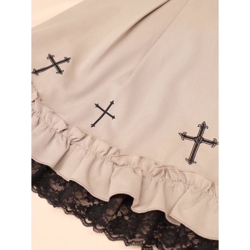 Amavel】 Rose Croix レースアップスカート/125410421 | KIST