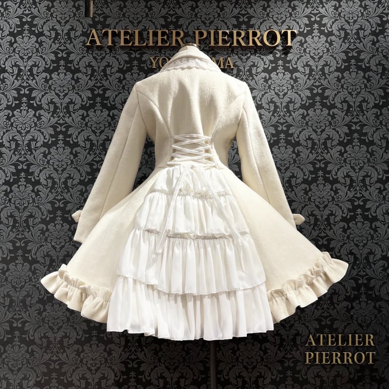 ATELIER-PIERROT】Lunar Lattice Coat- Cuffsn/ TC