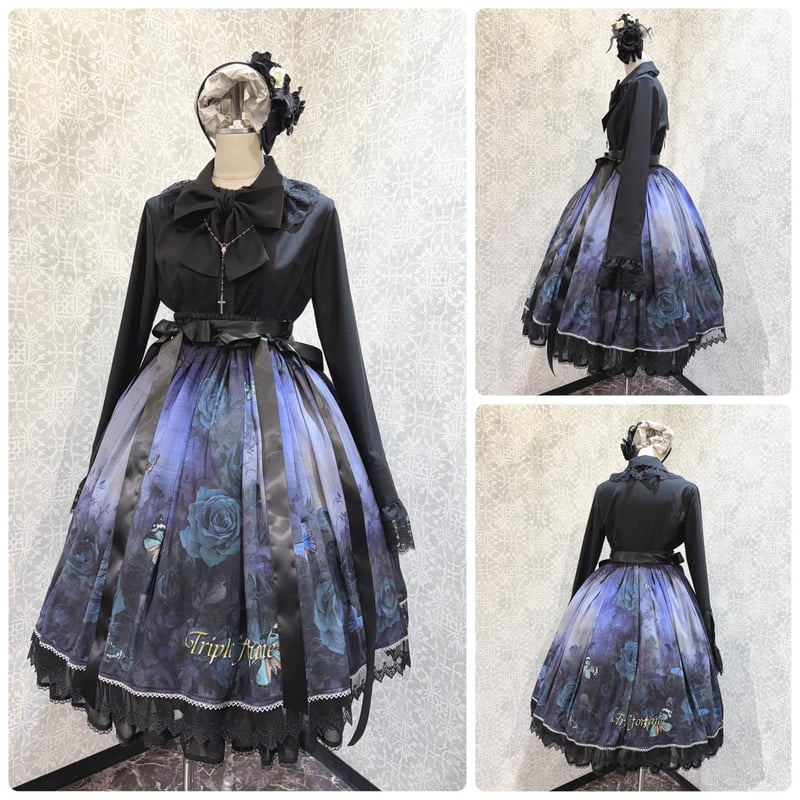 Triple*fortune】ゴーストローズ スカート(青) | KIST ONLINE S