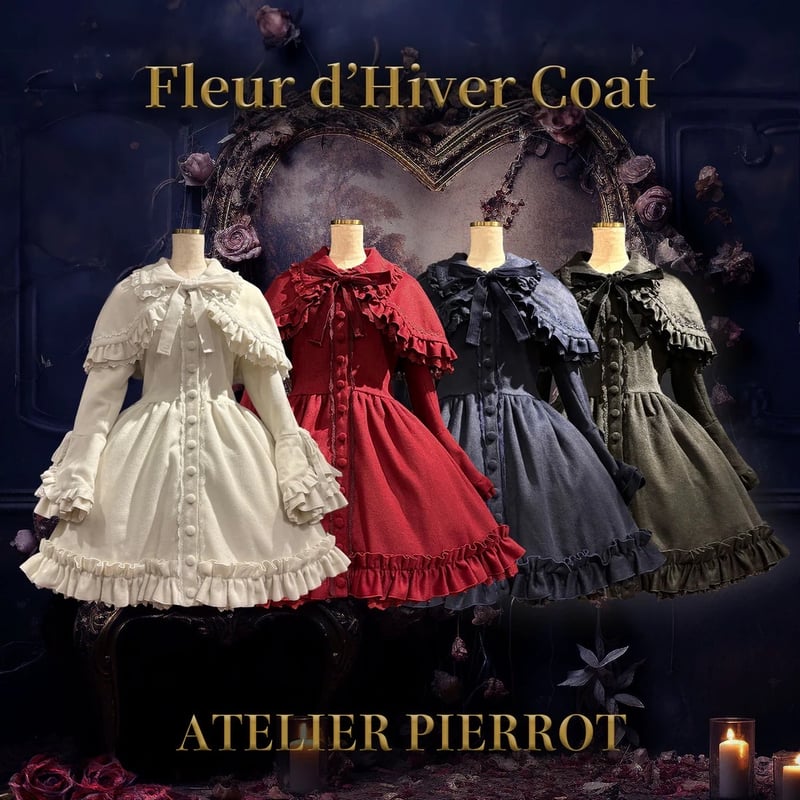 ATELIER-PIERROT】Fleur d'Hiver Coat/TCT-11【お取り寄