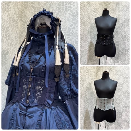 刺繍 ベスト コルセット 英国のお嬢様コルセットベスト – ManusMachina