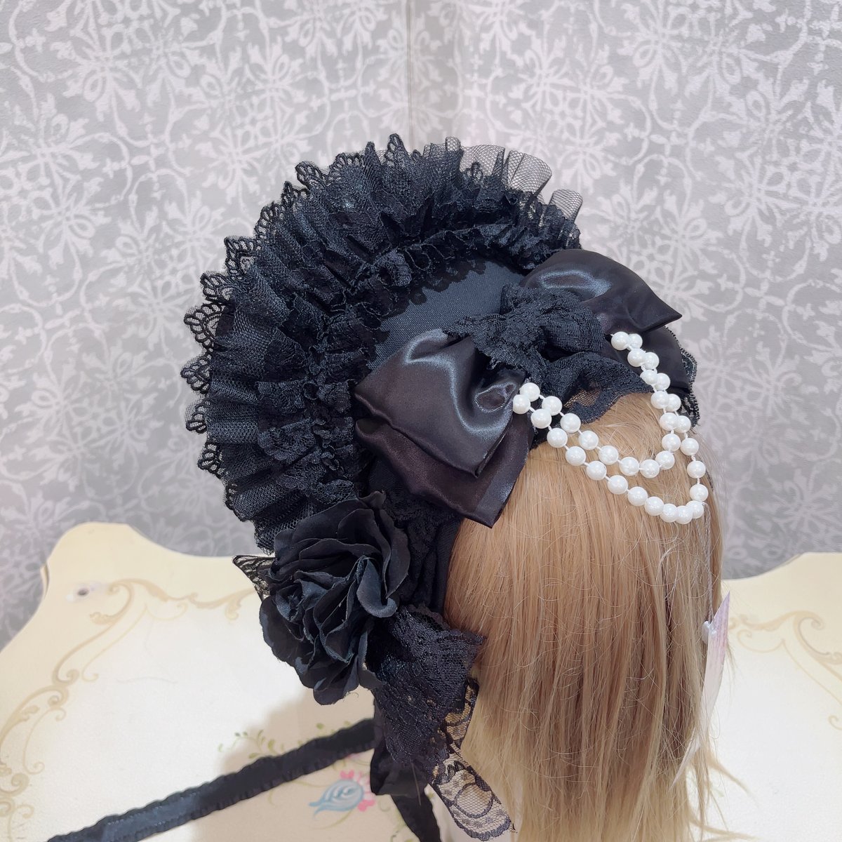 Triple fortune ボンネット　黒 Triple*fortune】レースボンネット(黒) | KIST ONLINE STORE