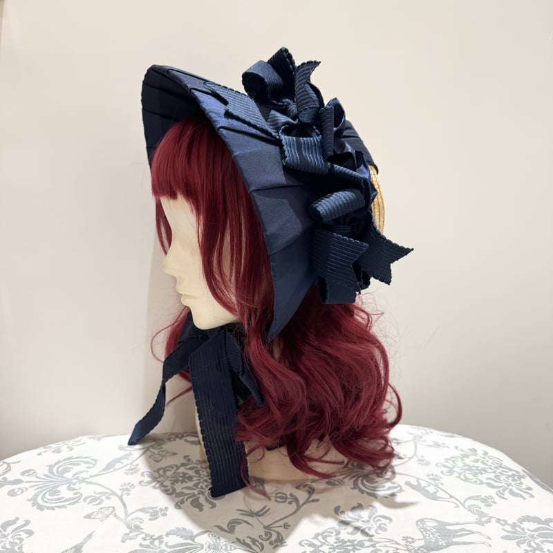 星箱Works】油彩の薔薇 ボンネット/P37203315【お取り寄せアイテム