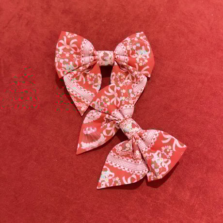 【Royal Princess Alice】Strawberry Sweets・飴ノ森ふみかコラボ　ヘアクリップセット（赤）【即納品】