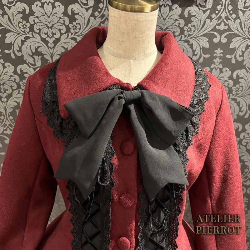 ATELIER-PIERROT】Lunar Lattice Coat- Cuffsn/ TC