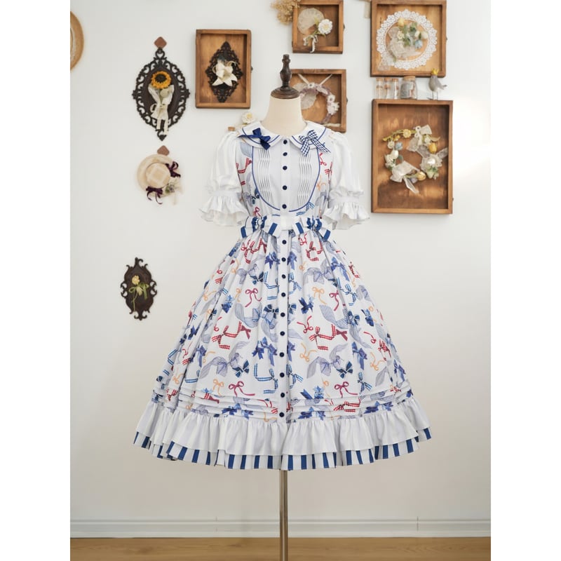 星箱Works】ポッピングリボン パフワンピース/A25A01640【お取り寄せ