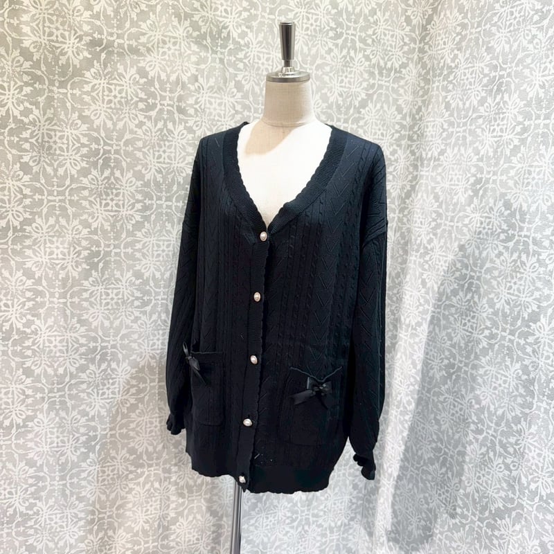 Amavel】ハート透かしあみロングカーディガン/125520427 | KIST ONLI