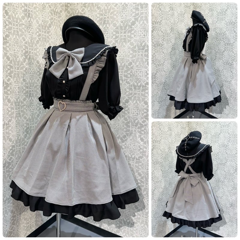 Amavel】Girly Check ハートベルト付スカート/124410559 | KIS 