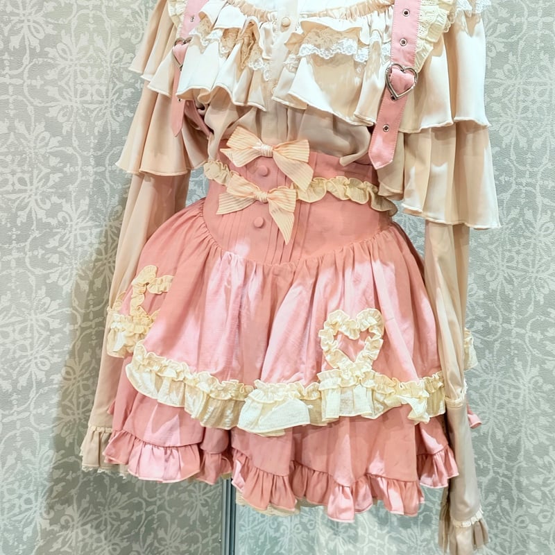 星箱Works】シャンティクリーム・パティスリー サスペンダー付き
