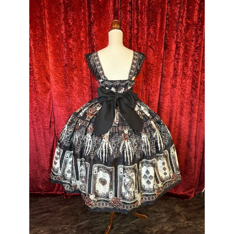  princess alice 粟木こぼねコラボ　ジャンスカ 闇の赤の女王~Red Queen of Darkness~粟木こぼねコラボ・ジャンパー