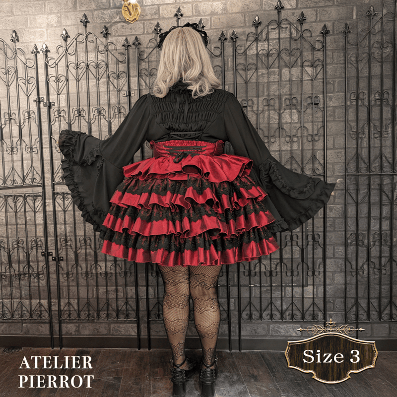 ルイーズジャボタイブラウス　綿 ATELIER PIERROT】ルイーズ ジャボタイ ブラウス【サイズ2