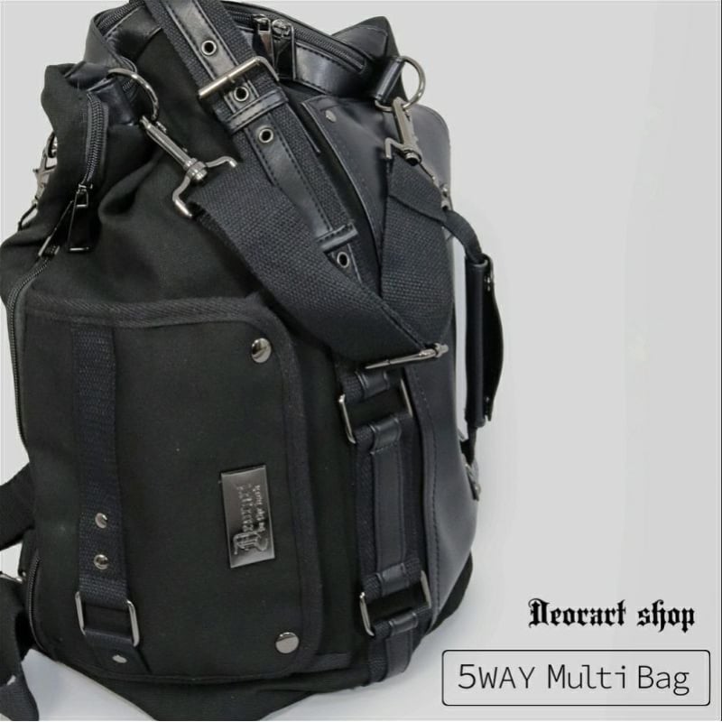 Deorart】 [ 5WAY ] エンブレム付 マルチバッグ[リュック・ショルダー