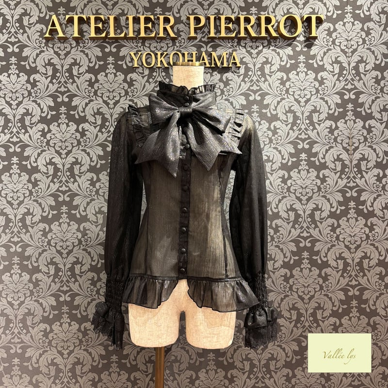 ATELIER PIERROT ブラウス【Valléelys】 ATELIER-PIERROT】ヴァレリス Ethereal Ribbon Blouse/V