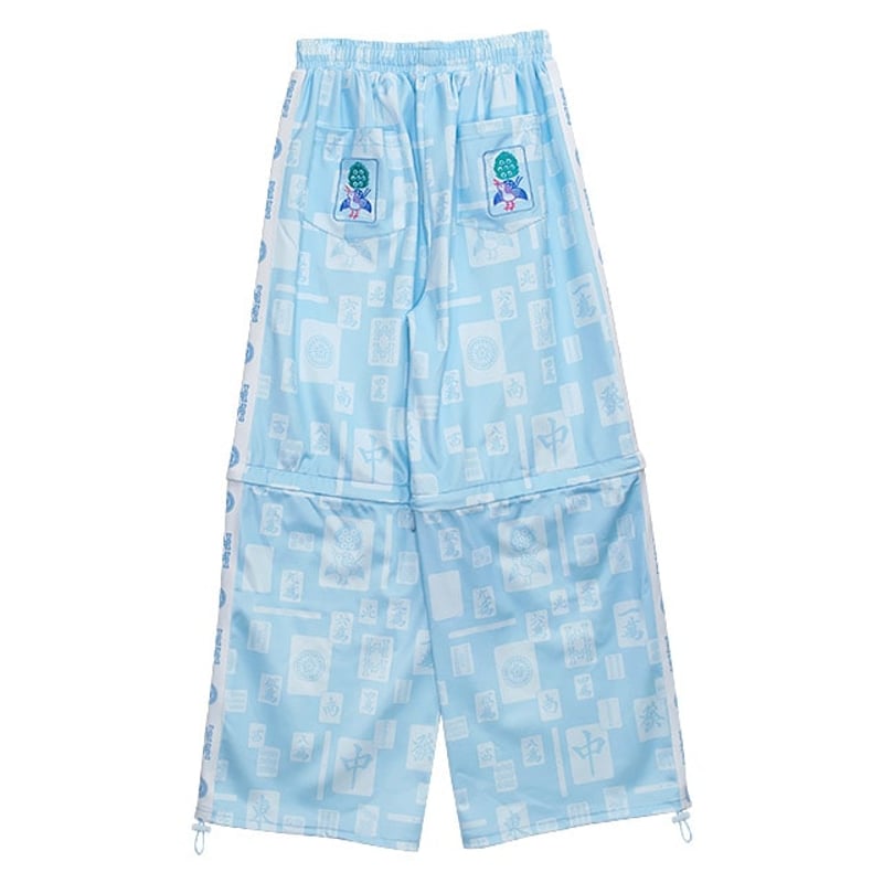 LISTEN FLAVOR/麻雀ジャージ半袖ハーフパンツセット/黒Ｆ リッスンフレーバーオンラインストア | ♛ #LISTENFLAVOR