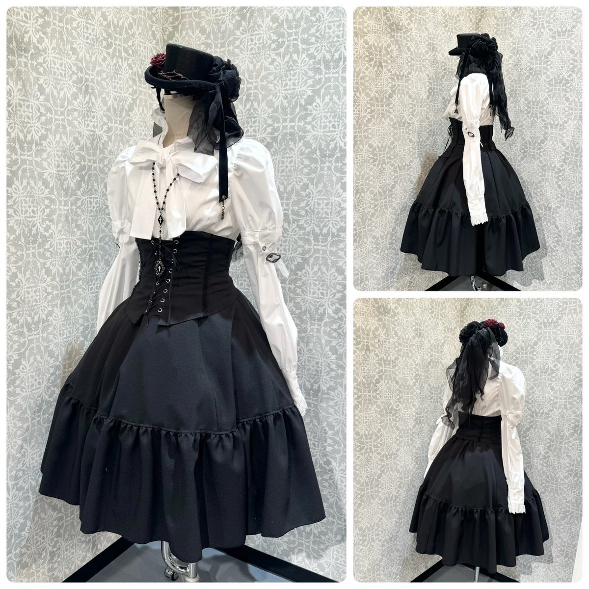 リリィ・リドル　ピルボックスハット 黒　星箱Works リリィ・リドル ピルボックスハット | HoshibakoWorks