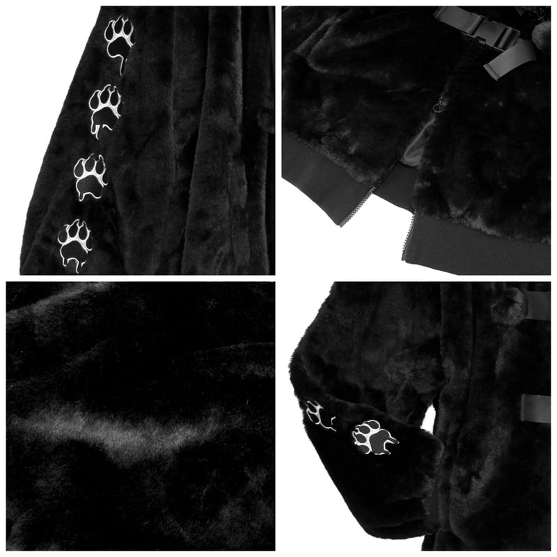 LISTEN FLAVOR】猫耳黒猫同盟ファーブルゾン（2520457） | KIST ON