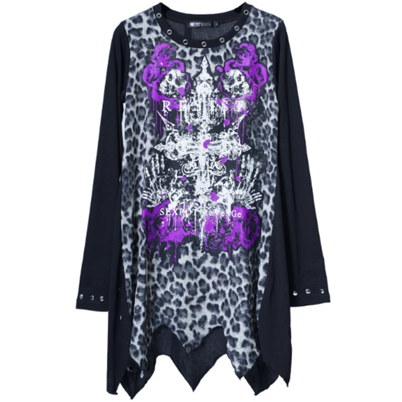 SEXPOTReVeNGe】RESIST GOTHIC PUNKISH レオパード カットソ
