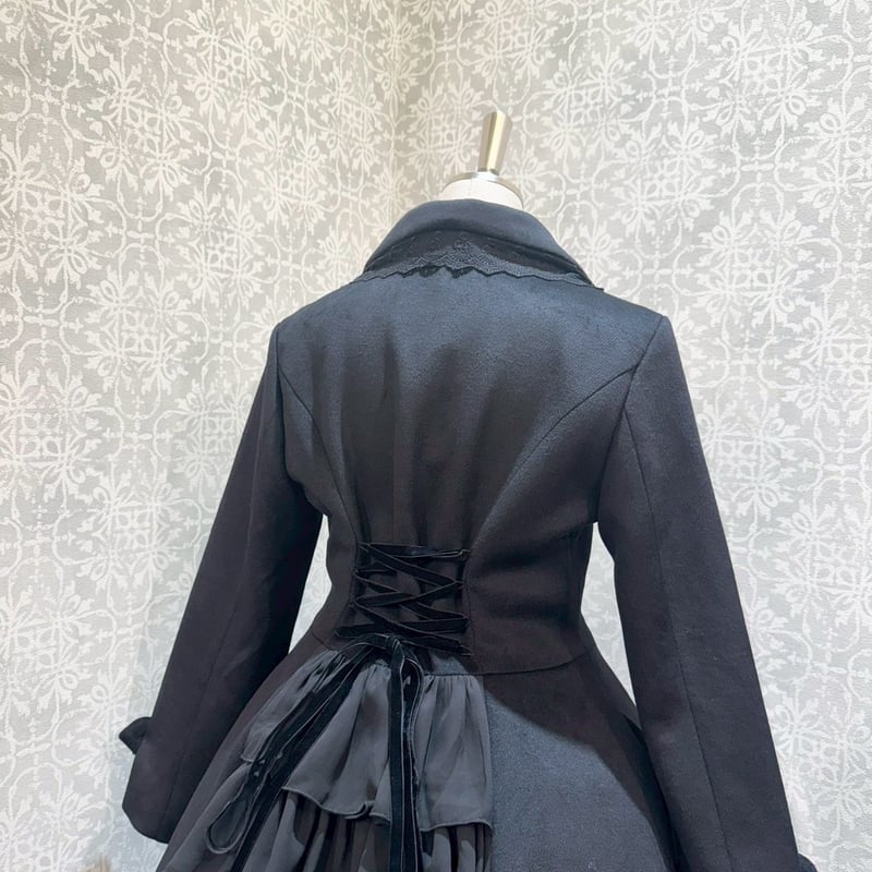 ATELIER-PIERROT】Lunar Lattice Coat- Cuffsn/ TC