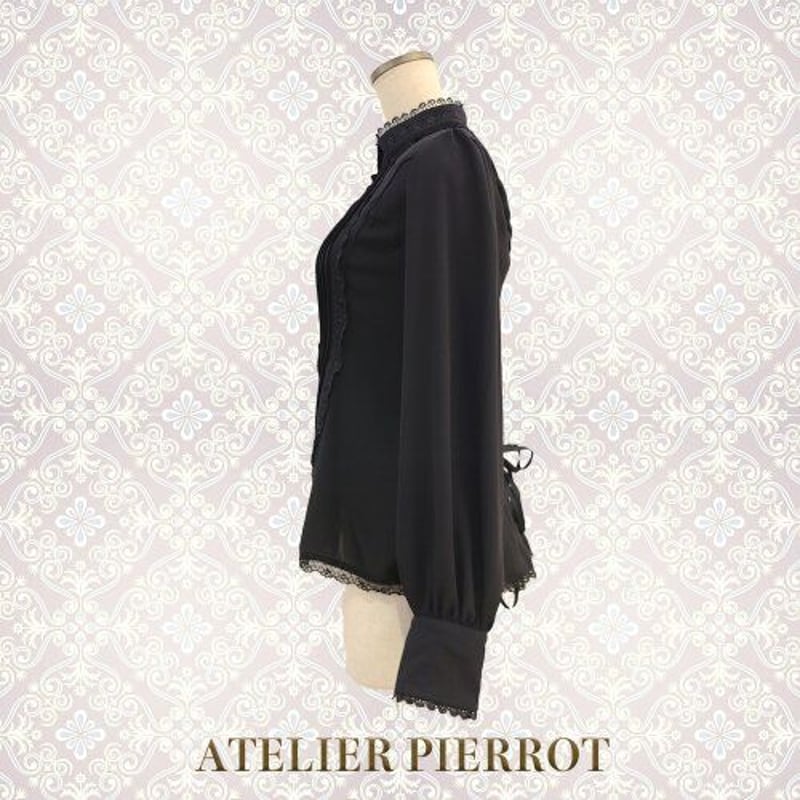 ATELIER-PIERROT】Calmato Blouse (chiffon)/TBL-1 ATELIER-PIERROT】Calmato Blouse (chiffon)/TBL-1