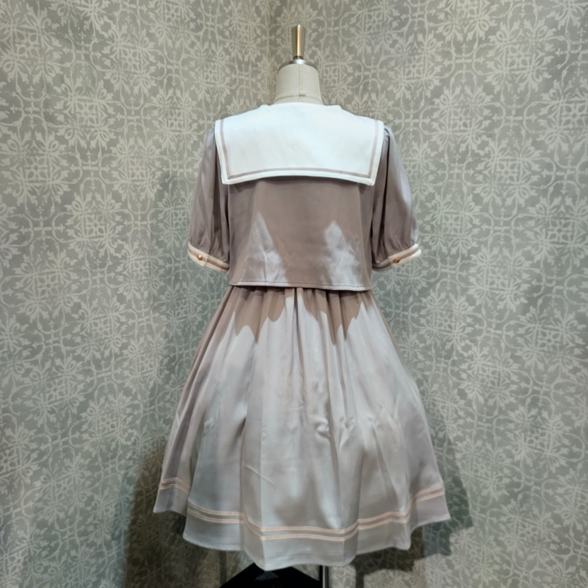 ミルク⭐︎セーラー風セットアップワンピース MILK（ミルク）の「Sailor Set Up ワンピース（シャツワンピース