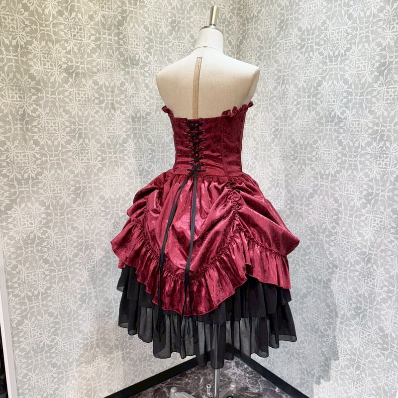 ATELIER PIERROT バッスル コルセット ドレス ローズ ジャガード Rose Jacquard Bustle Corset OP by Atelier Pierrot