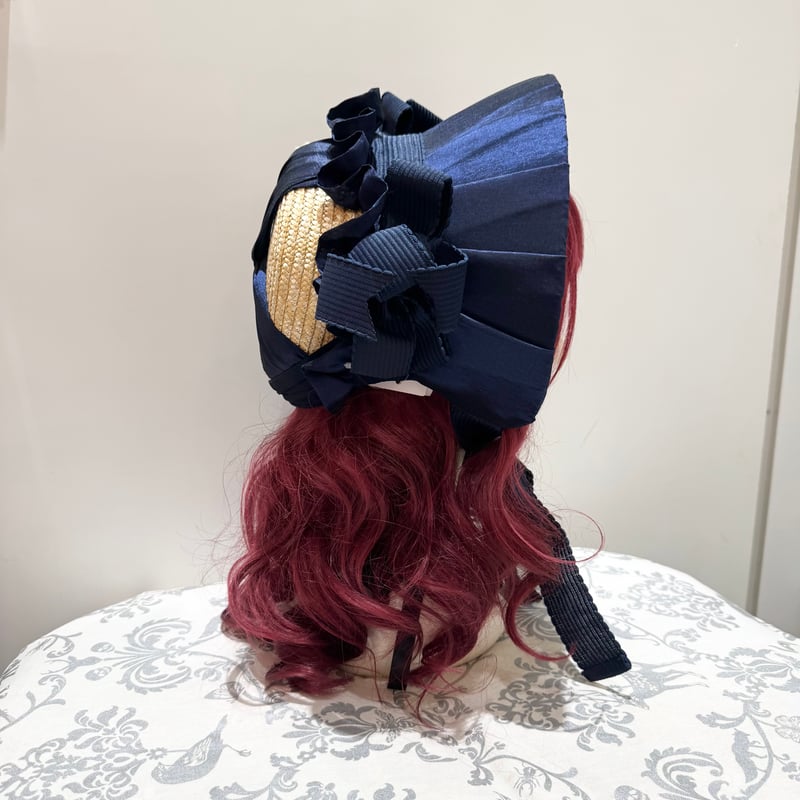 レディース 星箱 油彩の薔薇ボンネット