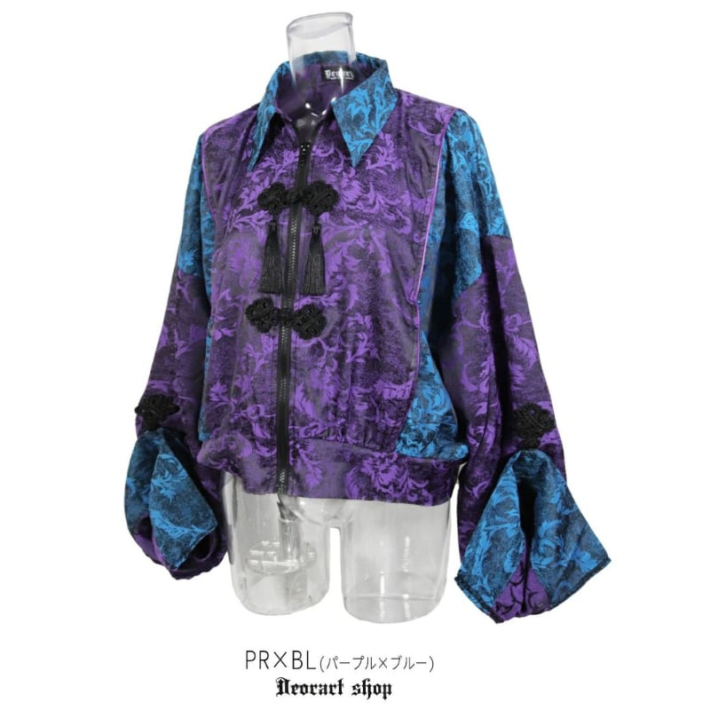 Deorart】[GOTH CHINA] キョンシースリーブ・チャイナ柄ジャケット