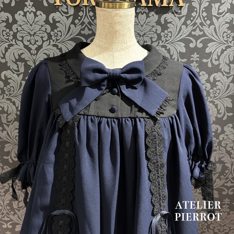 ATELIER PIERROT】 Amabile Puff Sleeve Dress/TOP