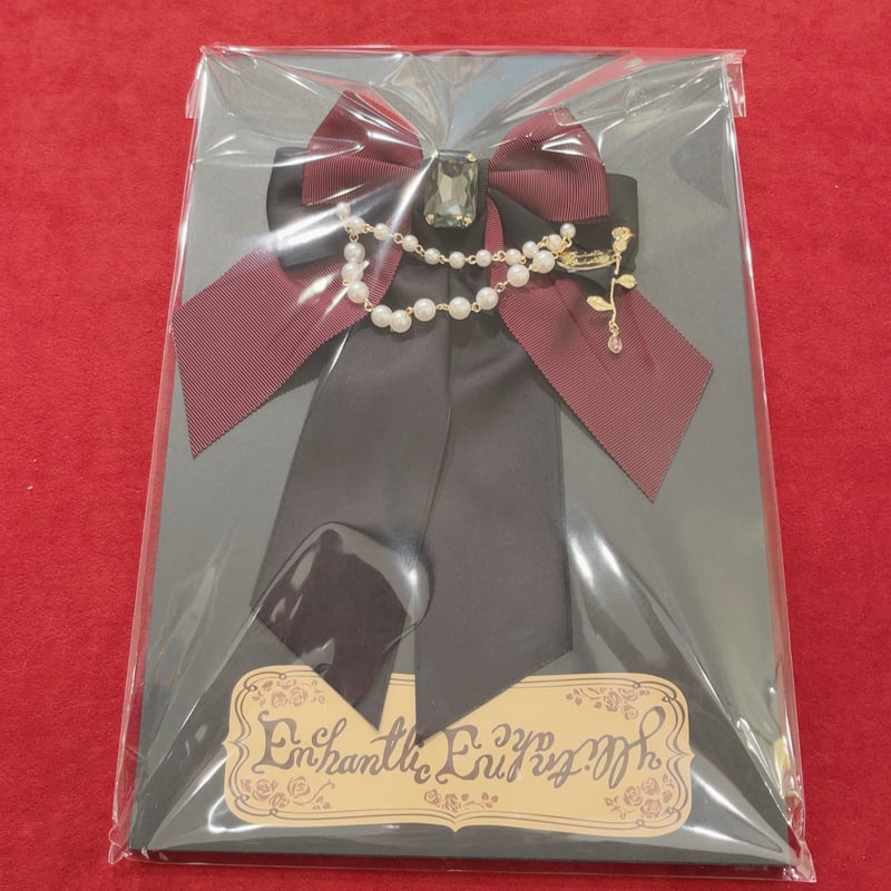 Enchantlic Enchantilly】宝石箱パールリボンブローチ〜私の為の一輪の