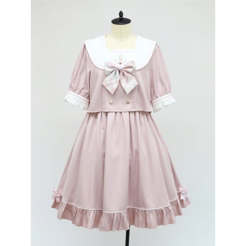 Amavel】Twinkle Plaid セットアップ風ワンピース/125170593 |