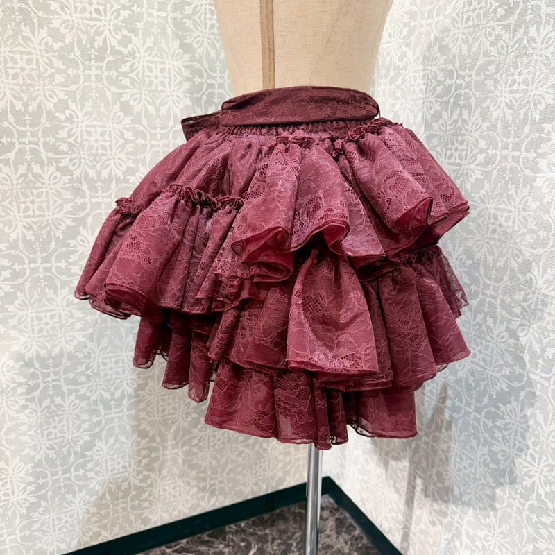 ATELIER-PIERROT/Vallée lys】 Petale Voile Skirt