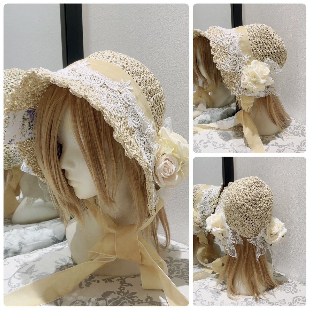 Triple*fortune】編みボンネット(ベージュ) | KIST ONLINE STORE Triple*fortune】編みボンネット(ベージュ) | KIST ONLINE STORE
