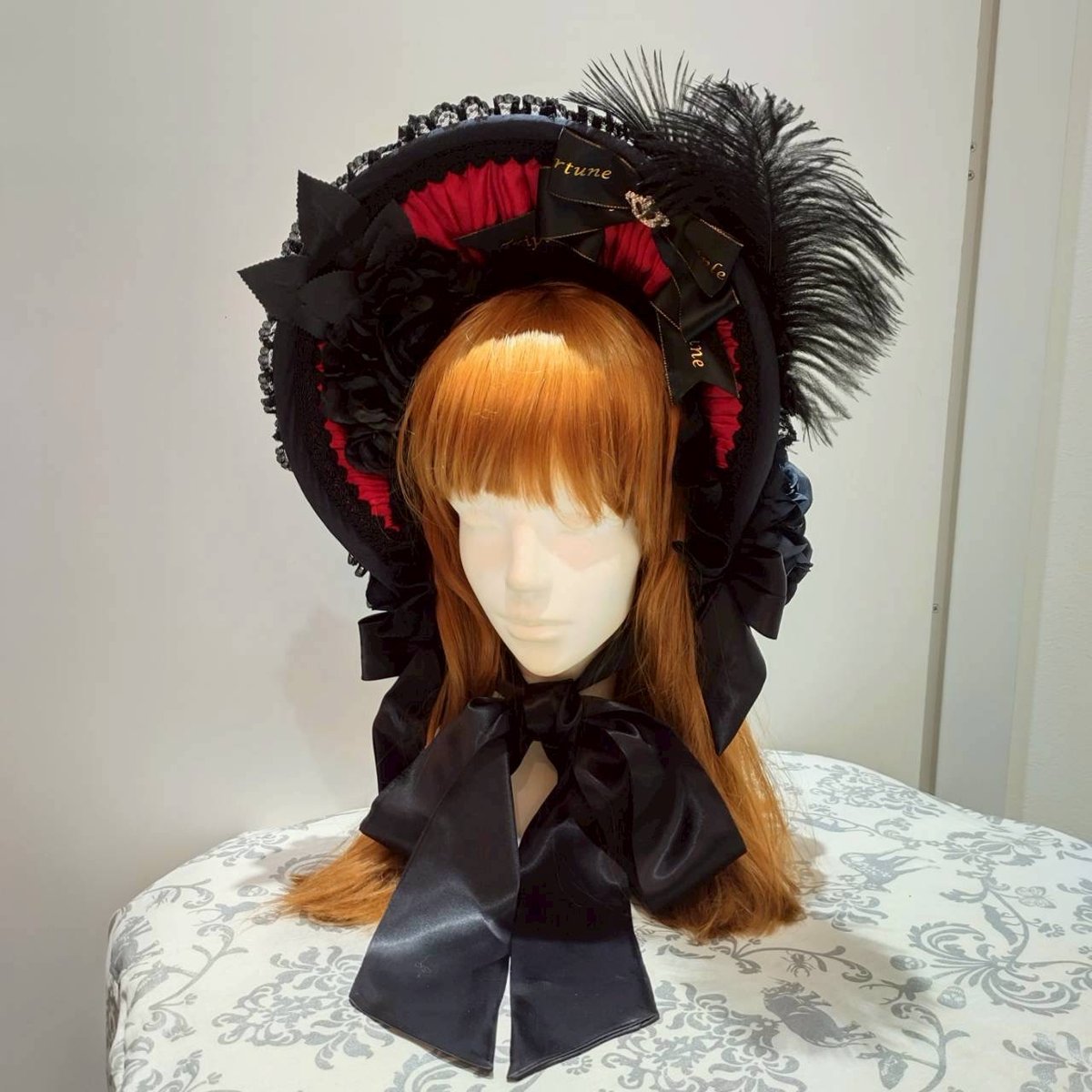 VM 別珍ボンネット オフィーリアドール ボルドー Mary Magdalene Triple*fortune】ドールボンネット(赤) | KIST ONLINE STORE