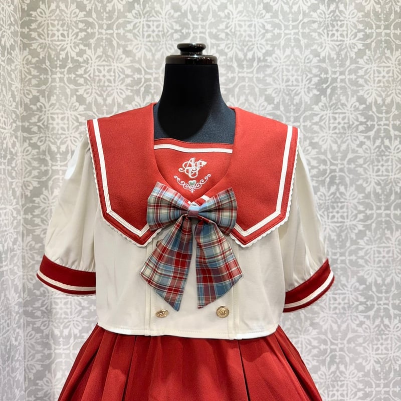 Amavel】Fancy Heart セットアップセーラーワンピース/124170423 |