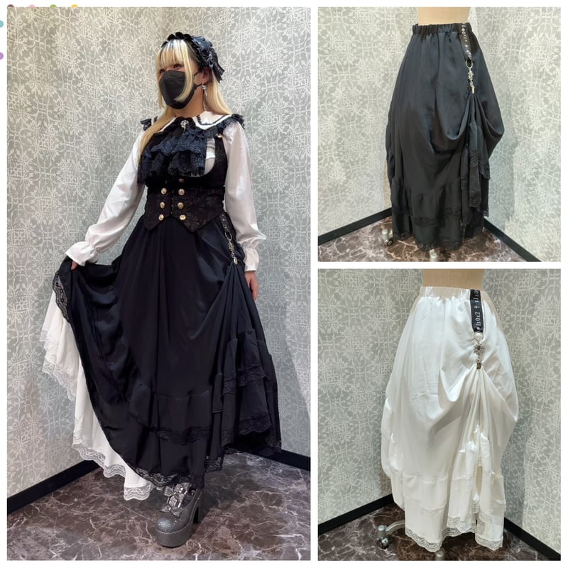 【17,600円】新品タグ付きアツロウタヤマATアシンメトリースカート#36 179/WG スカート ベルト付きアシンメトリースカート : ZOZOTOWN