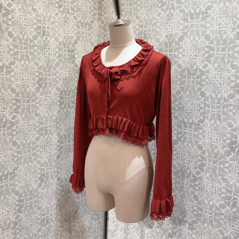 ATELIER-PIERROT/Vallée lys】Rose Waltz Cardigan