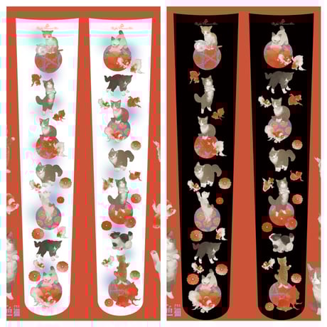 【Royal Princess Alice】涼風金魚猫 ねこ助コラボ　オーバーニー【即納品】