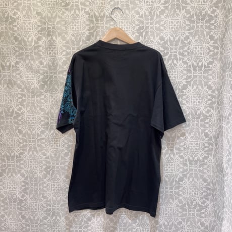 【h.NAOTO】10 Element Tribal Gradation T-SH/CNF37-T013 BK-BL/XXL
