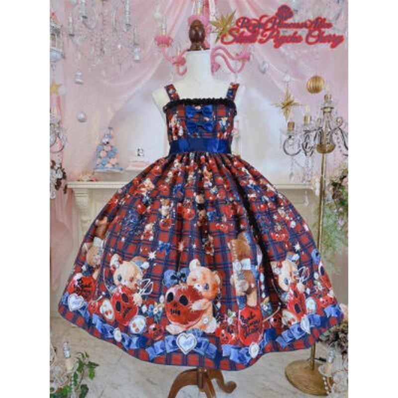 スカルサイコチェリー Spinコラボ ジャンパースカート