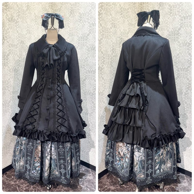 ATELIER-PIERROT】Lunar Lattice Coat- Cuffsn/ TC