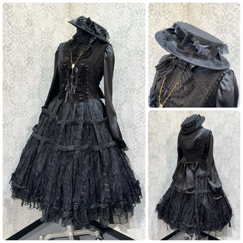 h.NAOTO】Bird Cage Dress/CNF40-O032 BK/M (セミロン h.NAOTO】Bird Cage Dress/CNF40-O032 BK/M (セミロン
