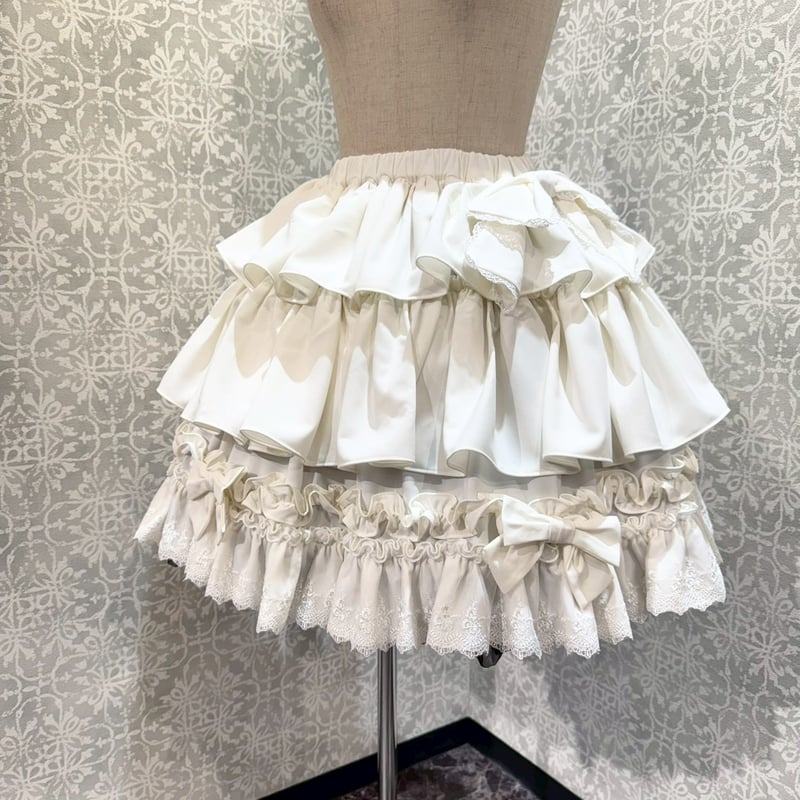ATELIER-PIERROT】 Melty Ribbon Tier Skirt/TSK-2
