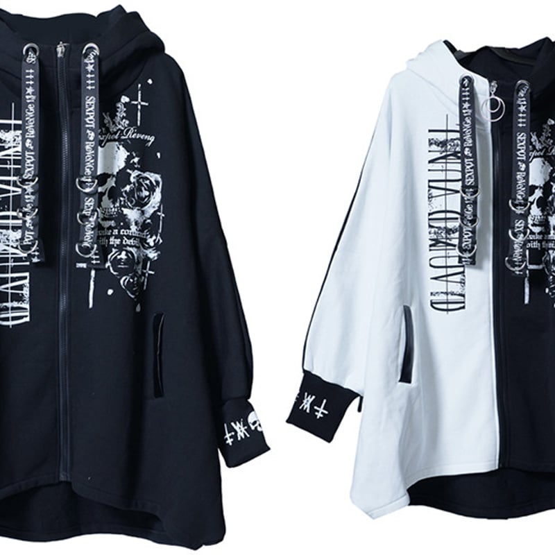 SEXPOTReVeNGe】ROGUE CROSS PONCHO ZIP パーカ【SB087
