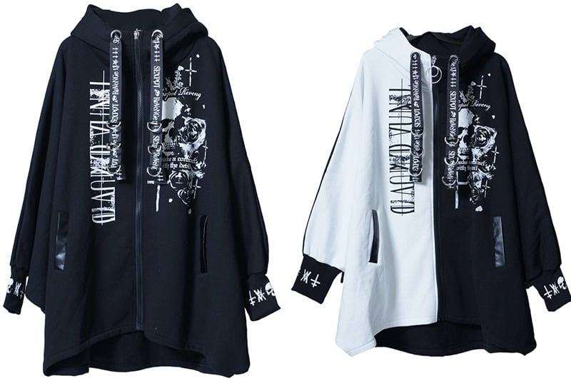 SEXPOTReVeNGe】ROGUE CROSS PONCHO ZIP パーカ【SB087