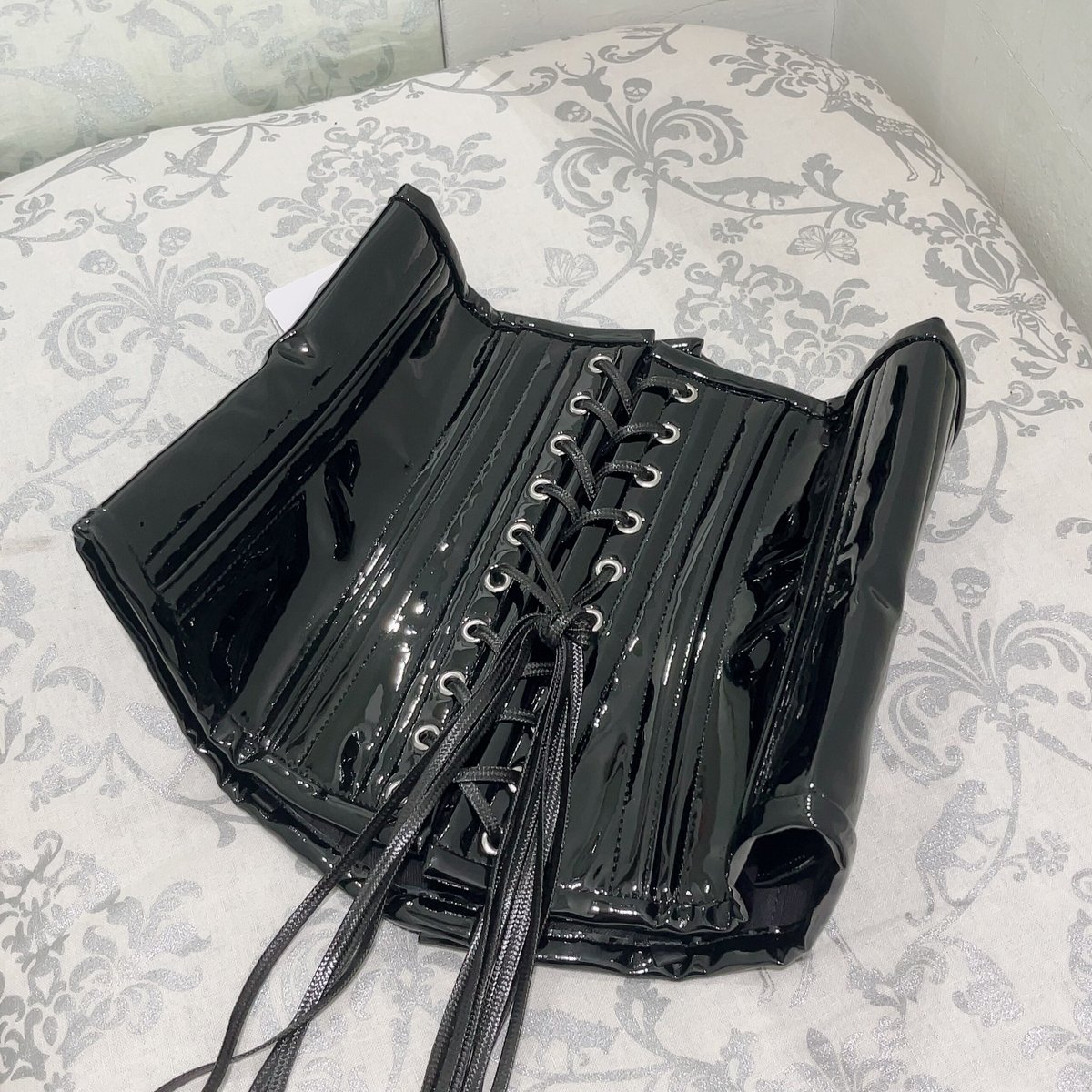 星箱Works】エナメルレザーコルセット/O37806090【お取り寄せ