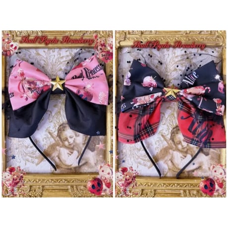 【Royal Princess Alice】Skull Psycho Strawberry Spinコラボ　カチューシャ【即納品】