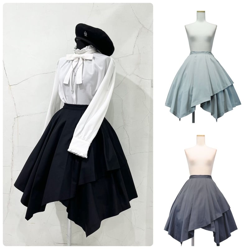 Sheglit】イレギュラータックスカート/614020【お取り寄せ対応  