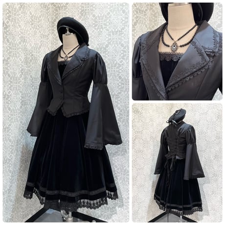 【ATELIER-PIERROT】Shadowy Soirée Dress/TOP3071