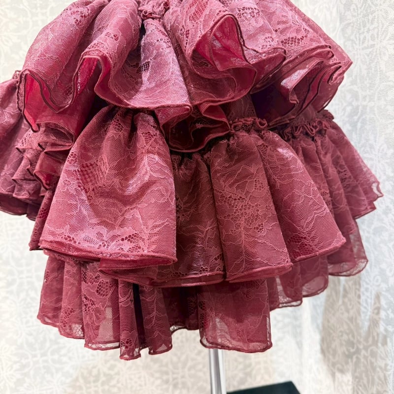ATELIER-PIERROT/Vallée lys】 Petale Voile Skirt